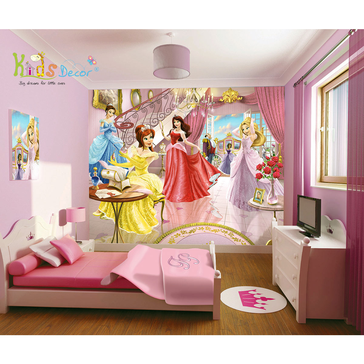 پوستر دیواری سه بعدی اتاق کودک کیدزدکور